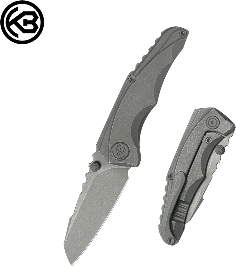 Navaja KB Knives Steeltle Framelock Dsw Ti Kb390B - Image 8