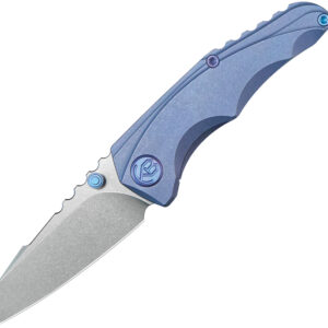 Navaja KB Knives Steeltle Framelock Blue Ti Kb390C