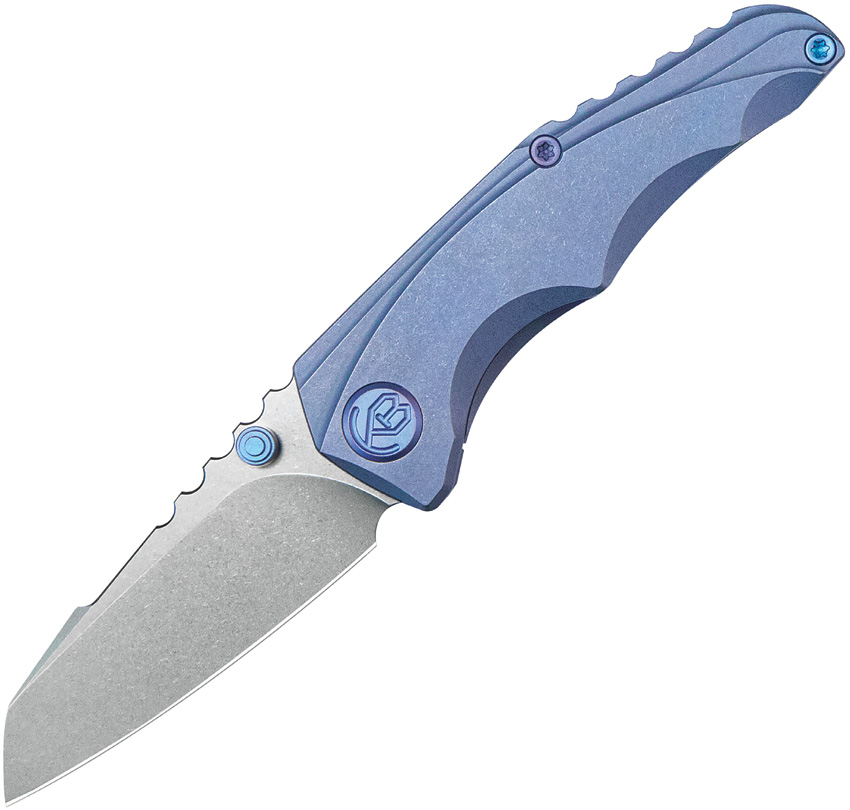 Navaja KB Knives Steeltle Framelock Blue Ti Kb390C