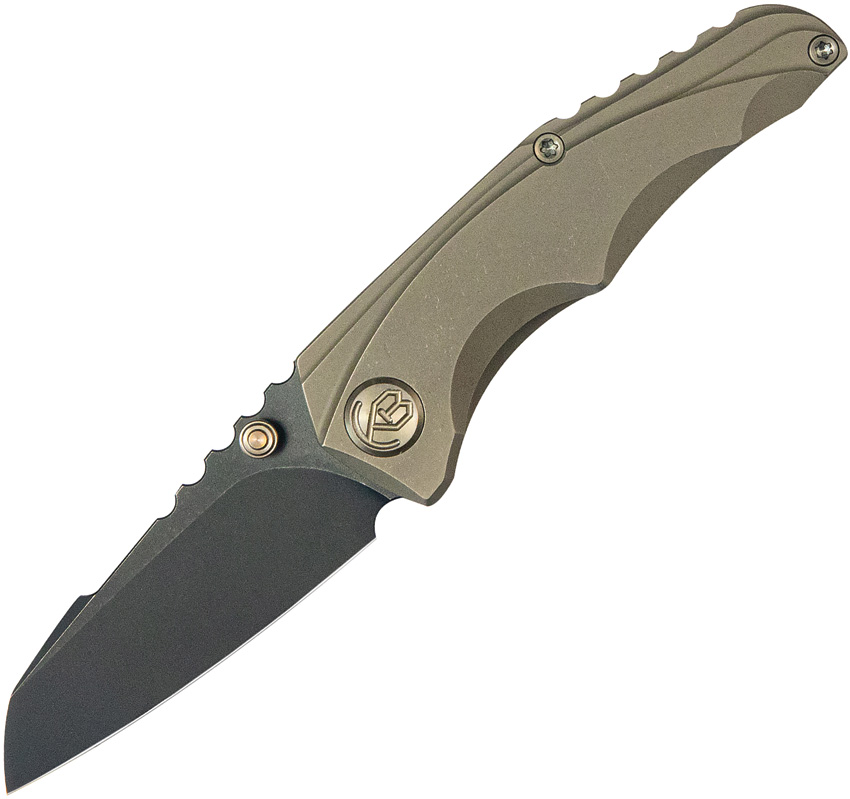 Navaja KB Knives Steeltle Framelock Bronze Ti Kb390D