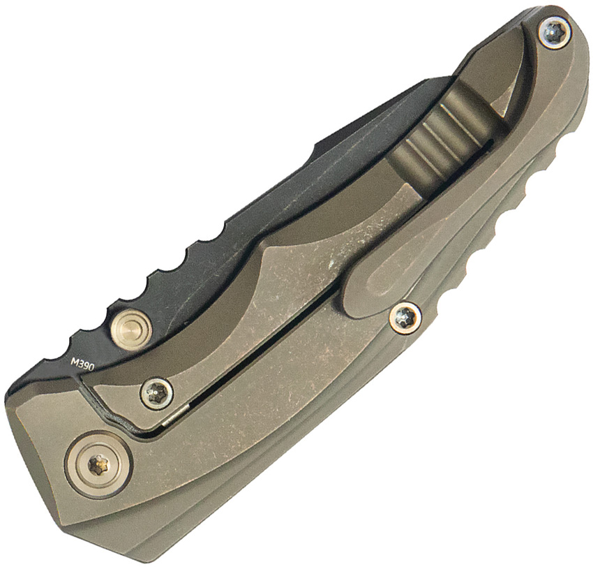 Navaja KB Knives Steeltle Framelock Bronze Ti Kb390D - Image 2