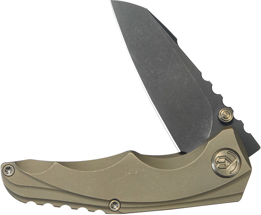 Navaja KB Knives Steeltle Framelock Bronze Ti Kb390D - Image 5