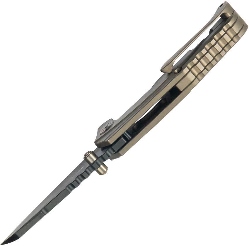 Navaja KB Knives Steeltle Framelock Bronze Ti Kb390D - Image 6