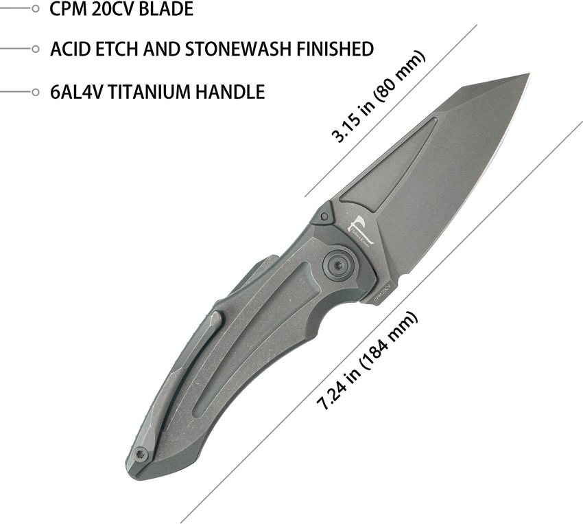Navaja KB Knives Sumo Button Lock Bsw Ti Kb400B - Image 3