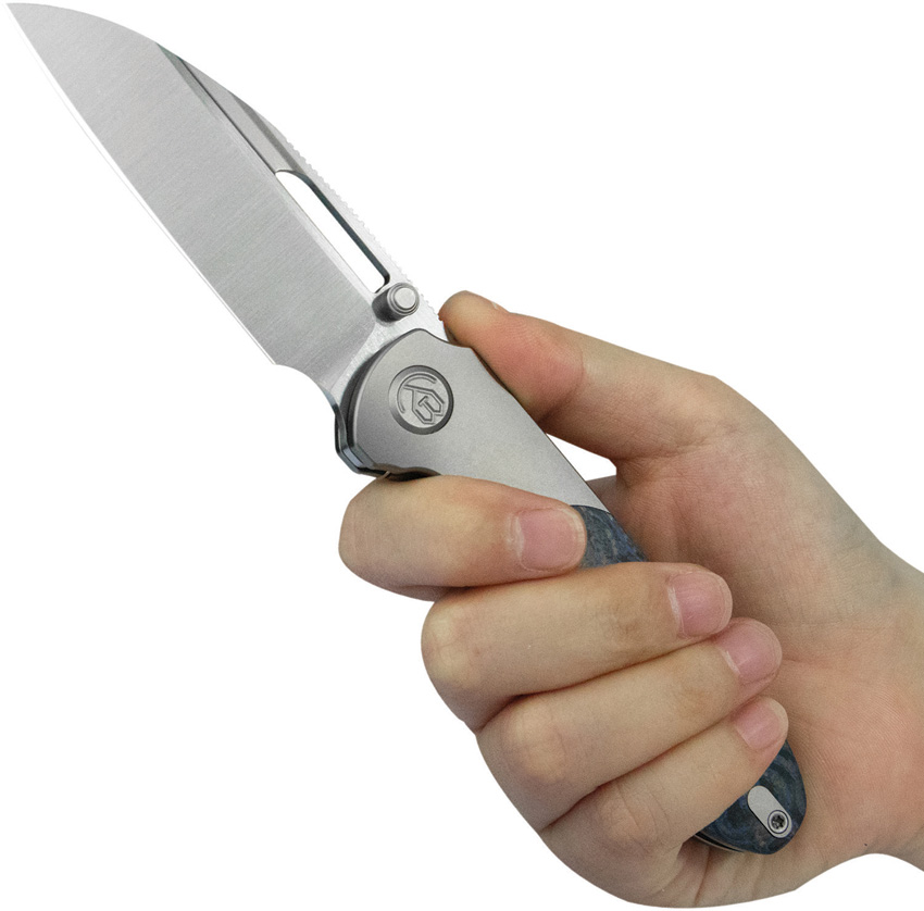 Navaja KB Knives Icicle Framelock Elec Blue Kb432B - Image 4