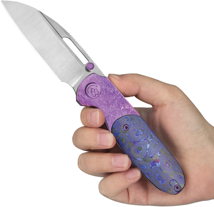Navaja KB Knives Icicle Framelock Zircuti Purpl Kb432D - Image 4