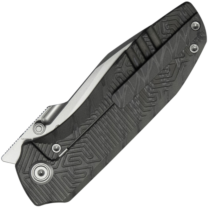 Navaja KB Knives Agera Framelock Flame Maze Kb437B - Image 2