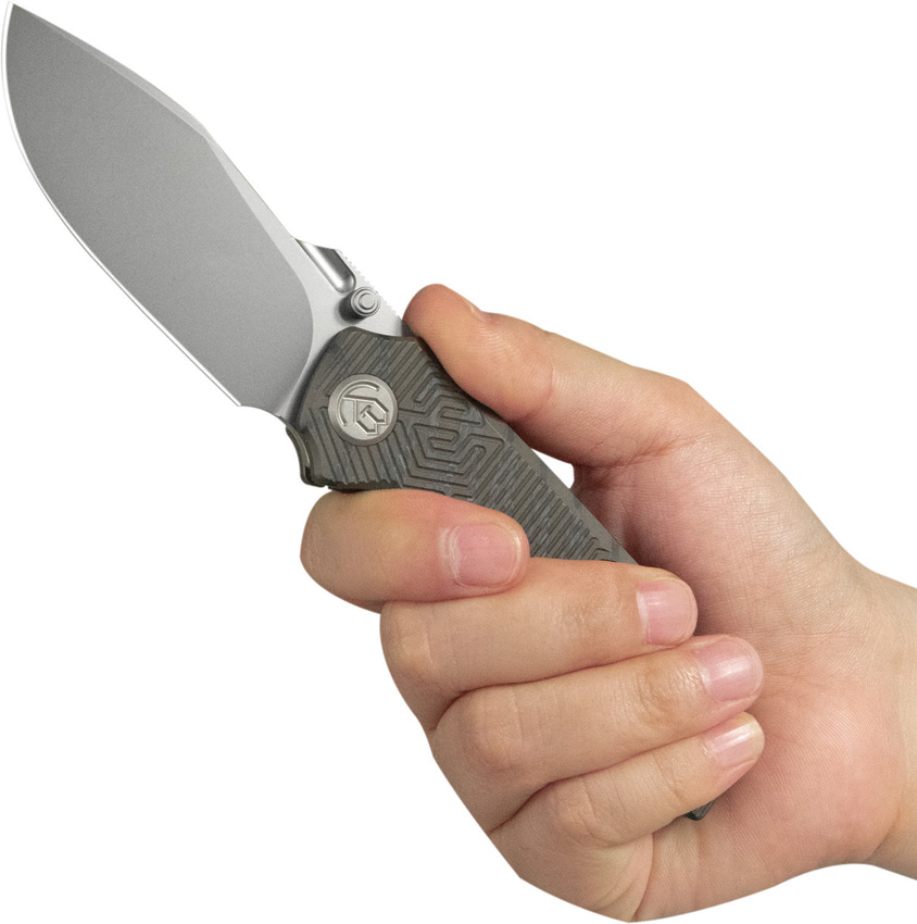 Navaja KB Knives Agera Framelock Flame Maze Kb437B - Image 4