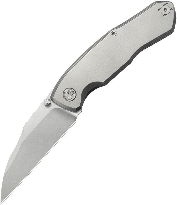 Navaja KB Knives Mantra Framelock Gray Ti Kb459A