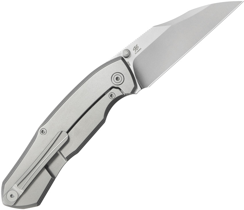 Navaja KB Knives Mantra Framelock Gray Ti Kb459A - Image 3