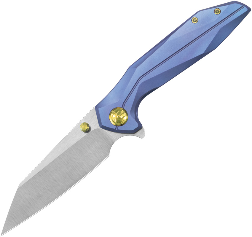 Navaja KB Knives Nova Framelock Ti Blue Kb495C