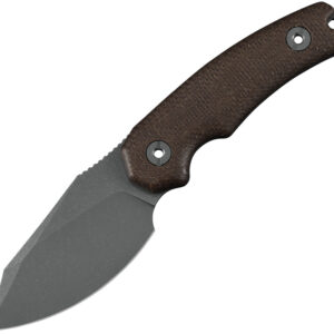 Navaja Kunwu Knives Stiffy D Fixed Blade Brown F706Br-1