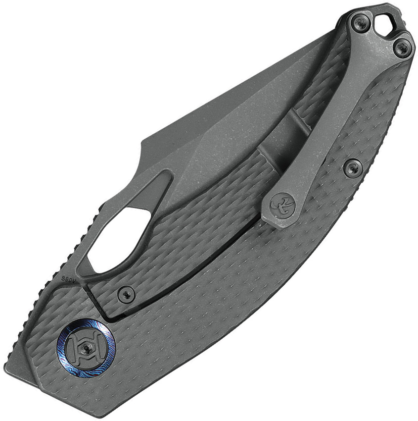 Navaja Kunwu Knives Poon Padre Framelock Gsw K706To-T1S - Image 2