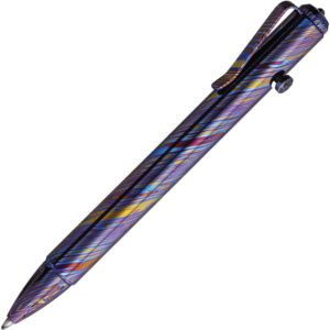 Navaja Kunwu Knives Bolt Action Pen Timascus Kwpen1
