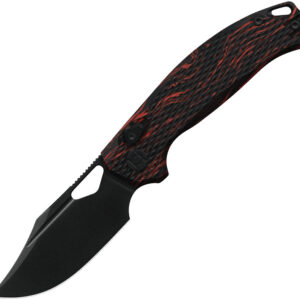 Navaja Kunwu Knives Django Crossbar Lock Red/Blk X707A-1