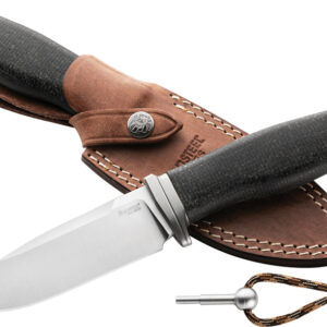 Cuchillo LionSTEEL ACHA Fixed Blade Black AH BLB
