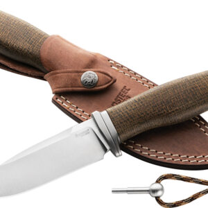 Cuchillo LionSTEEL ACHA Fixed Blade Green AH BLG