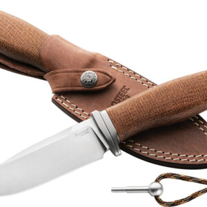 Cuchillo LionSTEEL ACHA Fixed Blade Natural AH BLN