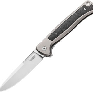Cuchillo LionSTEEL Skinny Framelock Gray Ti Sk01Gy