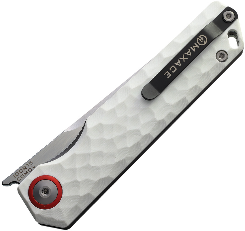 Navaja Maxace Baby Racoon V Linerlock Wht Mm48-2-B - Image 2