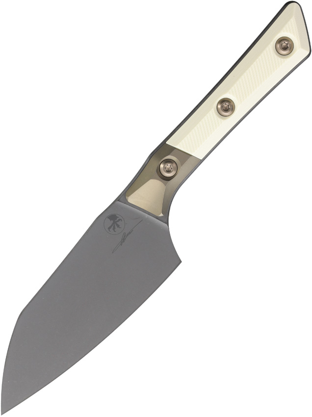 Cuchillo Santoku Microtech Santoku Dlc Ivory 3300B-1Dlccf