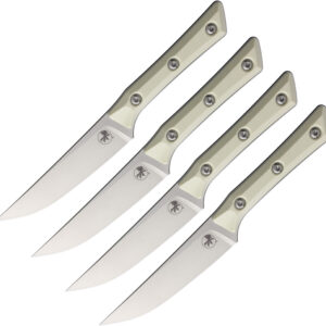 Set De Cuchillos Microtech Steak Knife Set Ivory 3600-10Setiv