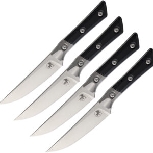 Set De Cuchillos Microtech Steak Knife Set Black 3600B-10Setbk