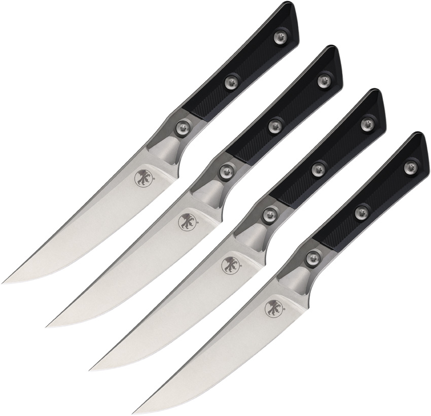 Set De Cuchillos Microtech Steak Knife Set Black 3600B-10Setbk