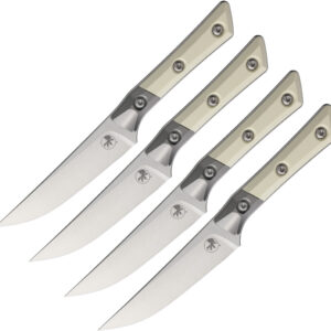 Set De Cuchillos Microtech Steak Knife Set Ivory 3600B-10Setiv