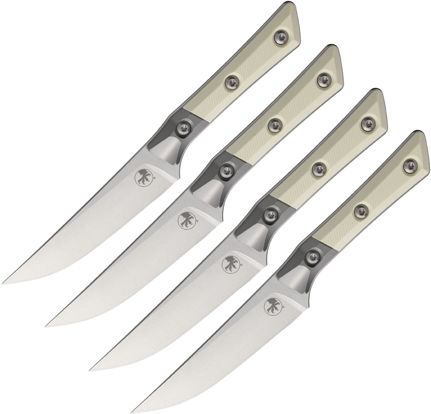 Set De Cuchillos Microtech Steak Knife Set Ivory 3600B-10Setiv