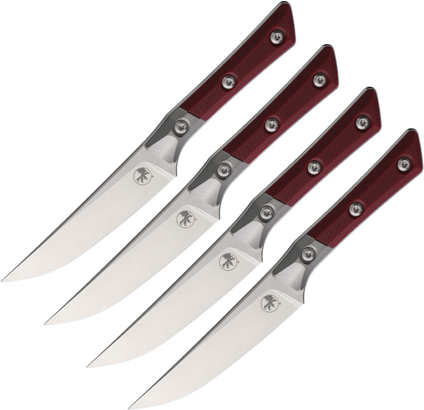 Set De Cuchillos Microtech Steak Knife Set Merlot 3600B-10Setmr