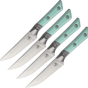 Set De Cuchillos Microtech Steak Knife Set Blue 3600B-12Setca