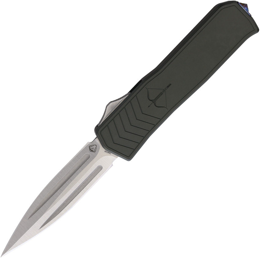 Navaja Automática Medford Auto Otf Dagger Green Flame Mk2135Tg-40Ag-Tfcf