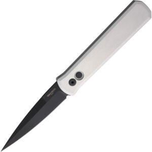 Navaja Automática Pro Tech Auto Godfather Button Lock 921 Silver