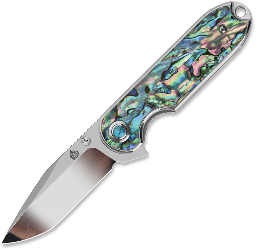 Navaja QSP Knife Nebula Linerlock Abalone Qs168-F