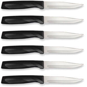Cuchillo Rada Cutlery Anthem Serrated Steak Set Blk G46S