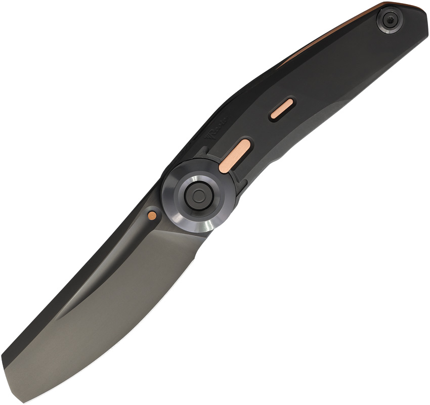 Navaja Reate Knives Vk-Clu Linerlock Black Vk-Clu Titanium Black Dlc