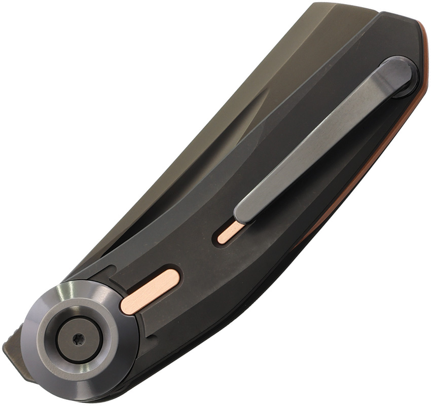 Navaja Reate Knives Vk-Clu Linerlock Black Vk-Clu Titanium Black Dlc - Image 2