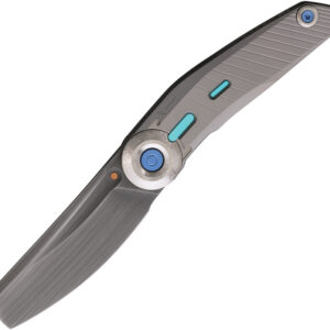 Navaja Reate Knives Vk-Clu Linerlock Gray Vk-Clu Ti Bead Blast