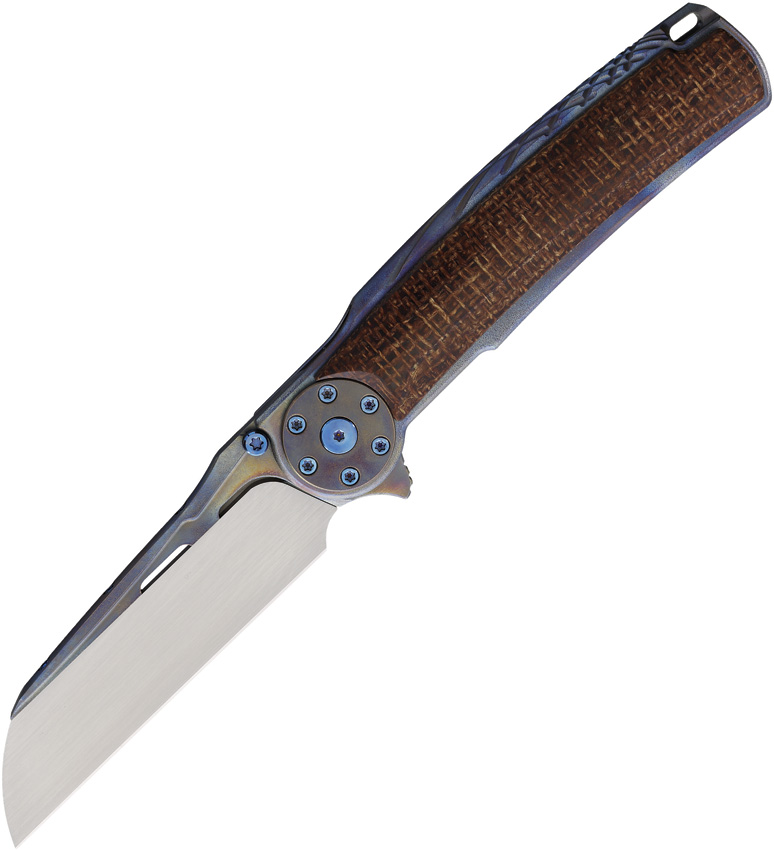 Navaja Reate Knives Jack 2.0 Framelock Jack 2.0 Bulap Micarta M390