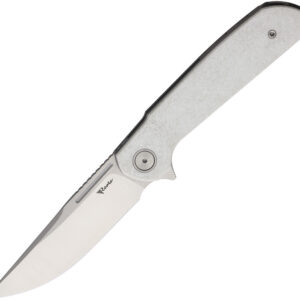 Navaja Reate Knives Remedy Framelock White Rea253 Fatcar White Sat