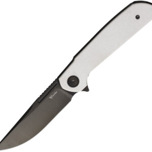Navaja Reate Knives Remedy Framelock White Rea254 Fatcar White Pvd