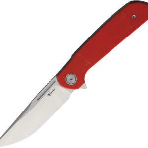 Navaja Reate Knives Remedy Framelock Red Rea255 Fatcarbon Red Satin