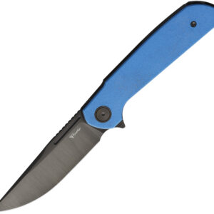 Navaja Reate Knives Remedy Framelock Blue Rea258 Fatcarbon Blue Pvd