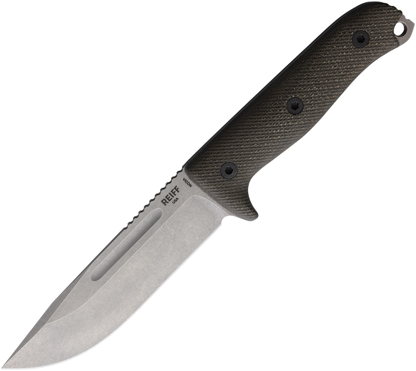 Cuchillo Reiff Knives Vicon Fixed Blade Grn Mic Vn119Gcmblka