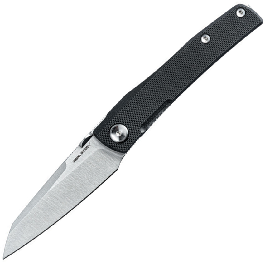 Navaja Real Steel Destra Linerlock Black G10 7221B