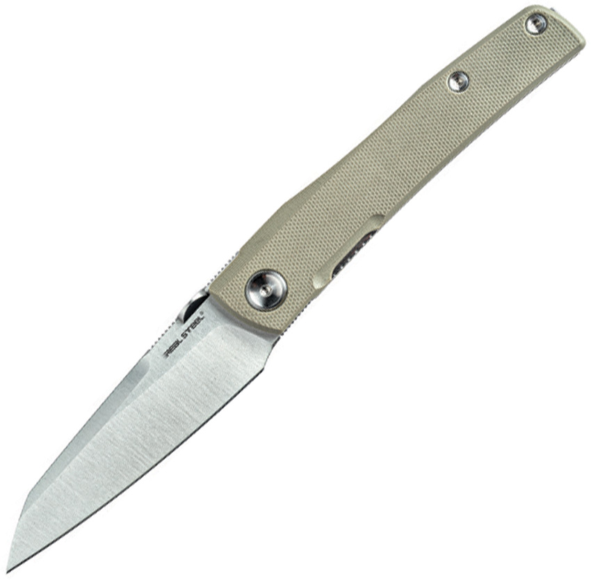 Navaja Real Steel Destra Linerlock Coyote G10 7221C