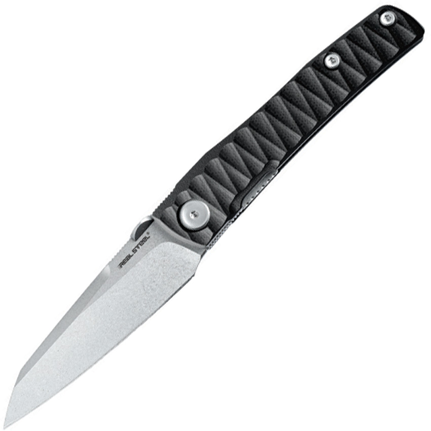Navaja Real Steel Destra Linerlock Black G10 7222B