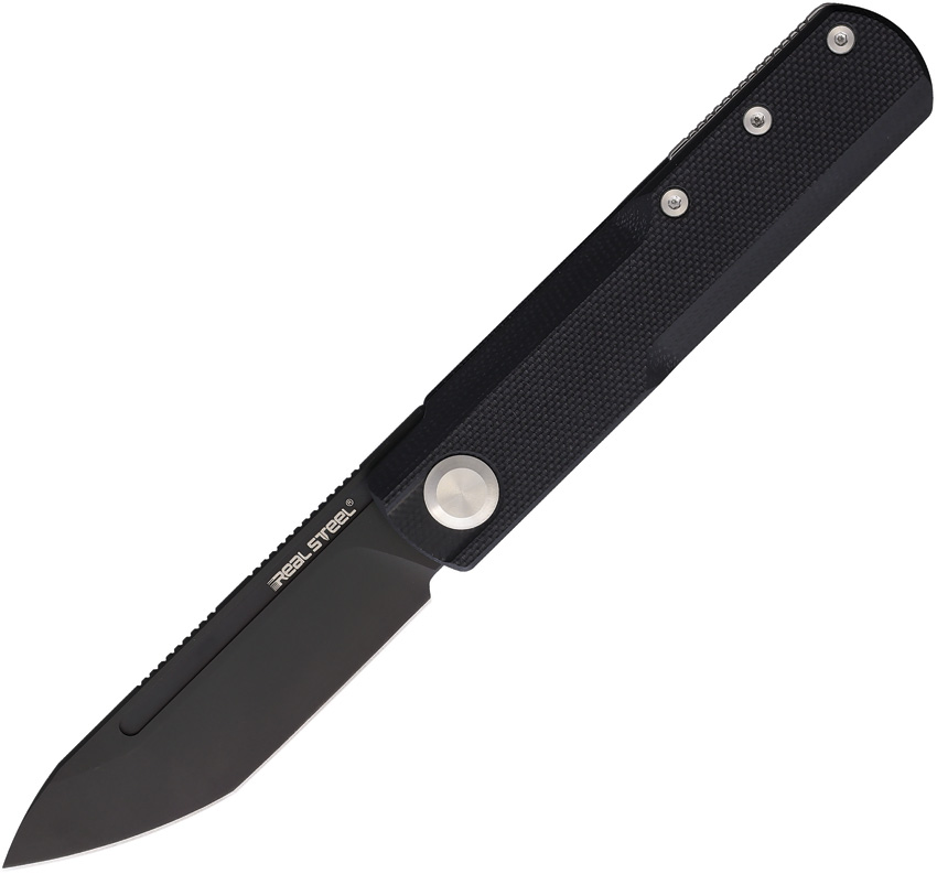 Navaja Real Steel G-Tanto Ball Lock Black 7801Sb
