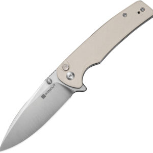 Navaja SENCUT Sachse Button Lock Ivory S21007-7
